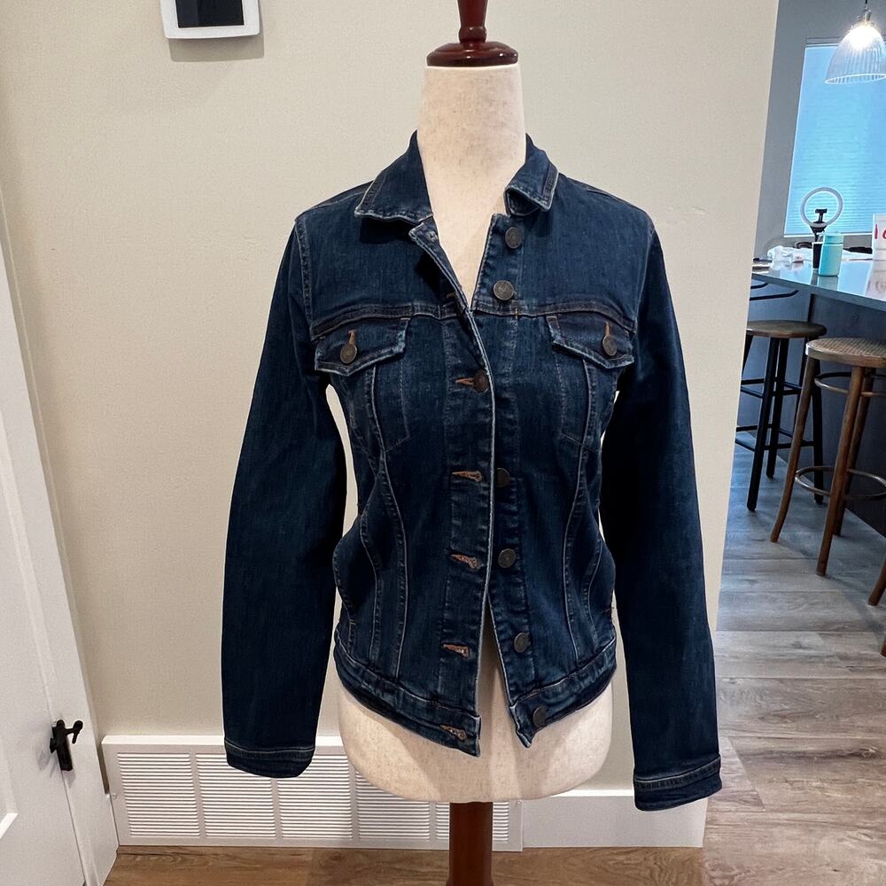 NEXT Women's Denim Jacket Size 8 In Dark Wash